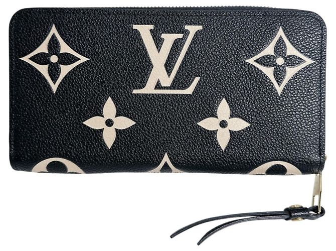 Zippy Geldbörse Monogram Empreinte Louis Vuitton Schwarz Beige - Ansicht 3