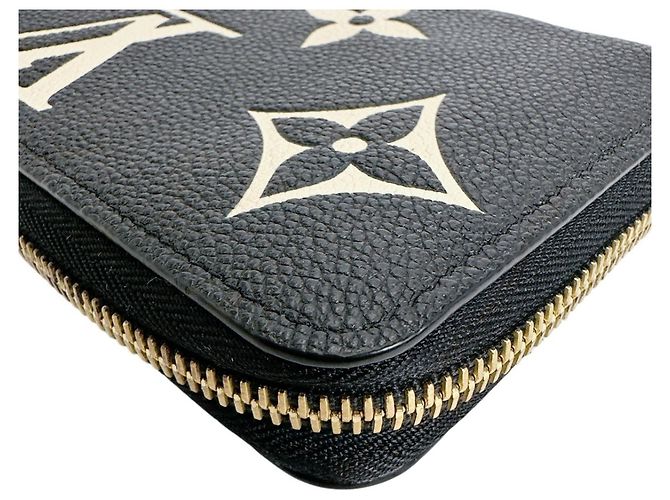 Zippy Geldbörse Monogram Empreinte Louis Vuitton Schwarz Beige - Ansicht 6