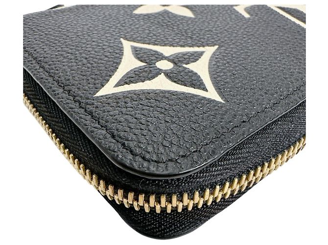 Zippy Geldbörse Monogram Empreinte Louis Vuitton Schwarz Beige - Ansicht 7