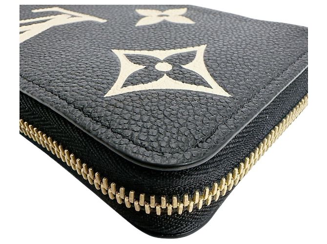 Zippy Geldbörse Monogram Empreinte Louis Vuitton Schwarz Beige - Ansicht 8