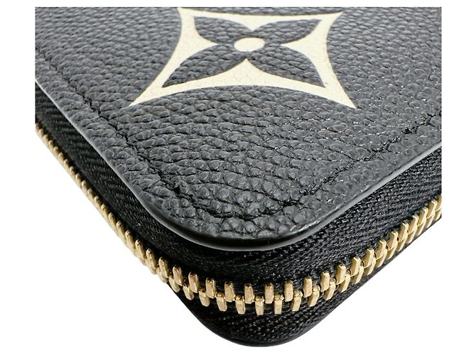 Zippy Geldbörse Monogram Empreinte Louis Vuitton Schwarz Beige - Ansicht 9