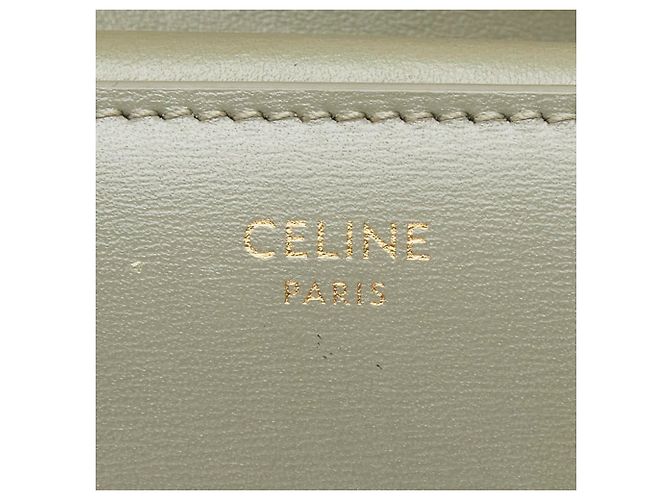 Céline Celine Triomphe Kompaktgeldbörse Grün Khaki - Ansicht 6