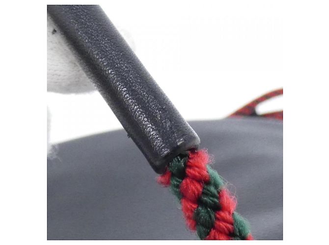 Schwarzer Leder-Rucksack von Gucci - Ansicht 8