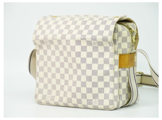 Borsa a mano Naviglio Damier Louis Vuitton Bianco - vista 2