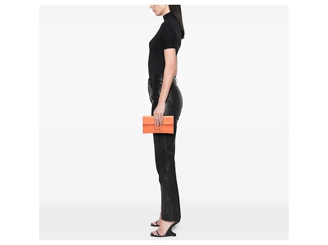 Hermès Swift Jige Duo Arancione - vista 7