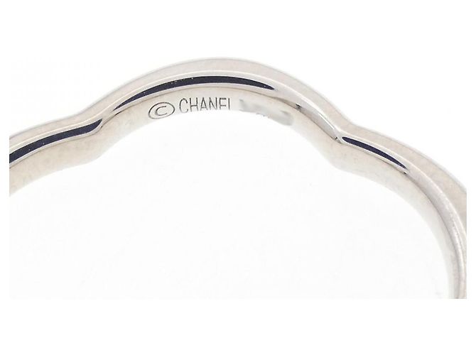 Chanel Camelia Ring aus 750 Weißgold Silber Metallisch - Ansicht 4