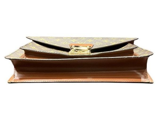 Borsa 2 in 1 Monceau Monogram Louis Vuitton Marrone - vista 3