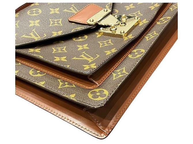 Borsa 2 in 1 Monceau Monogram Louis Vuitton Marrone - vista 8