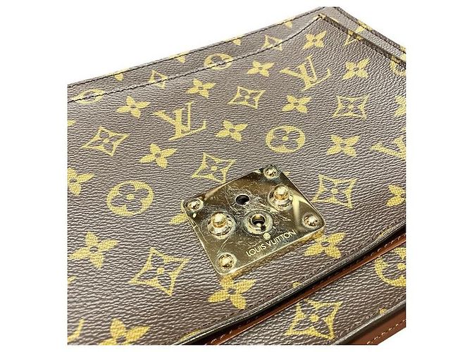 Borsa 2 in 1 Monceau Monogram Louis Vuitton Marrone - vista 9