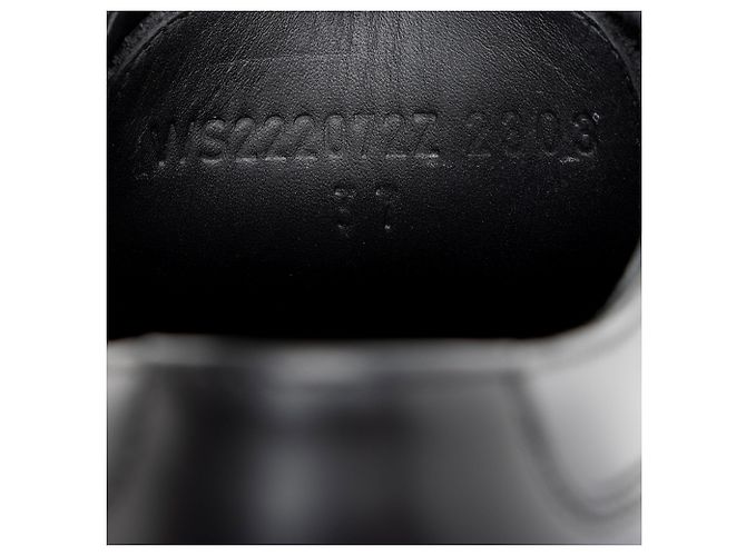 Hermès Kalbsleder Kelly First Oxford Slipper - Größe 7 / 37 Schwarz - Ansicht 4