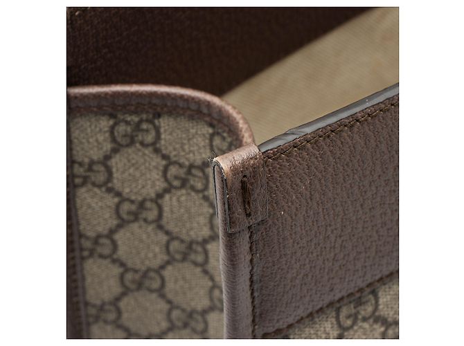 Gucci GG Supreme Ophidia Offene Handtasche Braun - Ansicht 10