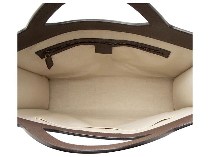 Gucci GG Supreme Ophidia Offene Handtasche Braun - Ansicht 7