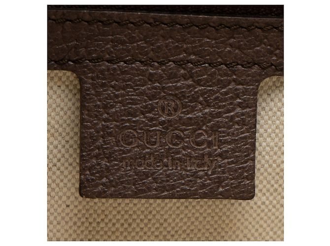 Gucci GG Supreme Ophidia Offene Handtasche Braun - Ansicht 8