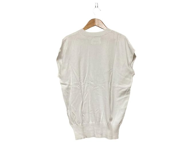 Autre Marque Top sin mangas de punto MIDIUMISOLID Blanco - vista 3