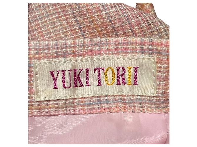 Autre Marque YUKI TORII Kurzarmjacke mit Rock Pink - Ansicht 10