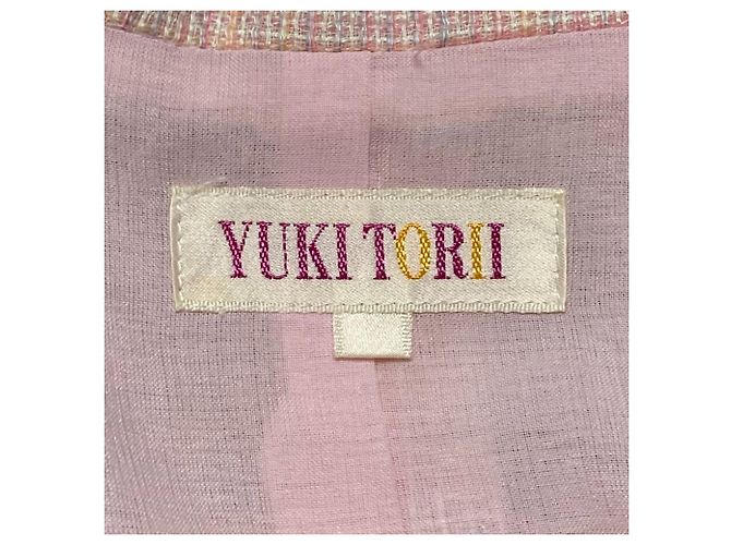 Autre Marque YUKI TORII Kurzarmjacke mit Rock Pink - Ansicht 8