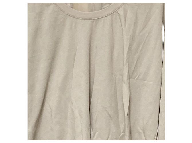Autre Marque Mila Owen Set Top a Maniche Lunghe Gonna Lunga Beige - vista 3
