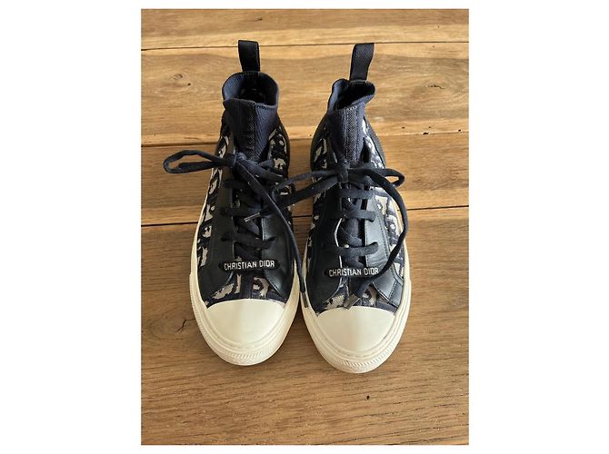 Sneaker alte walk’n’Dior blu navy Bianco - vista 2