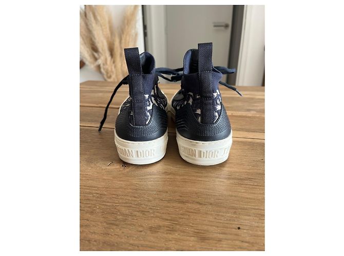 Sneaker alte walk’n’Dior blu navy Bianco - vista 4