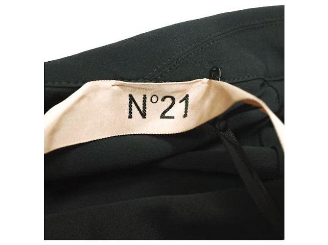 Autre Marque N°21 L2 BLUSA TESSUTO Blusa de seda de acetato Negro - vista 9