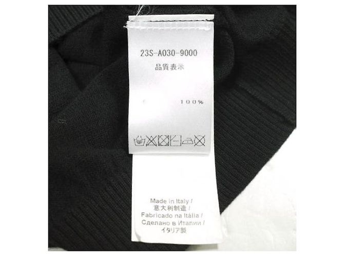 Autre Marque N°21 A2 MAGLIA PULLOVER Merinowolle Pullover Schwarz - Ansicht 8