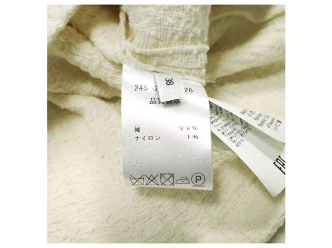 Autre Marque Blusa Bijou N°21 24SS en Mezcla de Algodón Blanco Blanco roto - vista 10