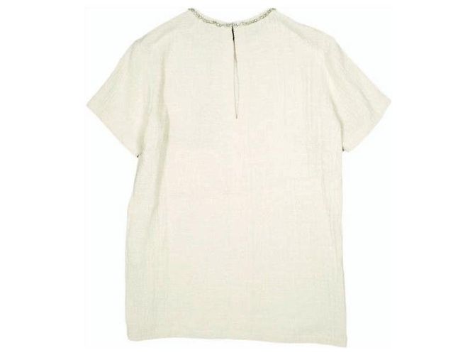 Autre Marque Blusa Bijou N°21 24SS en Mezcla de Algodón Blanco Blanco roto - vista 2