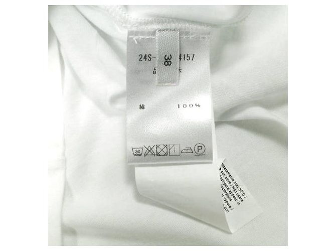 Autre Marque Top de algodón con diseño de cinta N°21 Blanco - vista 10