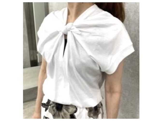 Autre Marque Top de algodón con diseño de cinta N°21 Blanco - vista 3