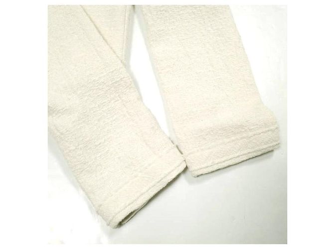 Autre Marque N°21 5K CHAQUETA DE TEJIDO Chaqueta de Tweed de Algodón de Alta Densidad Blanco Blanco roto - vista 7