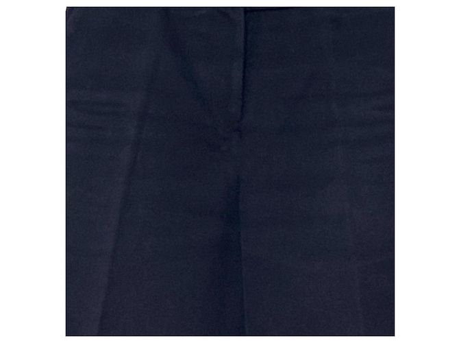 Autre Marque CINOH Baumwollweite Hose Blau Marineblau - Ansicht 2