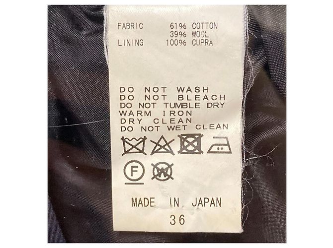 Autre Marque CINOH Baumwollweite Hose Blau Marineblau - Ansicht 6