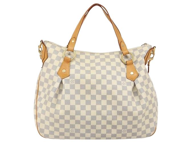 Borsa Evora Damier MM Louis Vuitton Bianco - vista 2