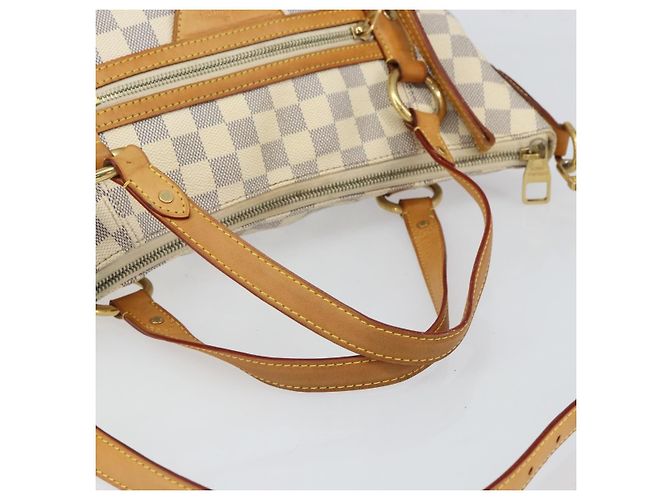 Borsa Evora Damier MM Louis Vuitton Bianco - vista 7