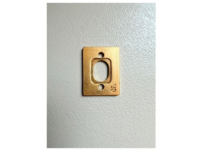CHANEL rara chiusura originale CC turnlock D'oro Blu chiaro - vista 7