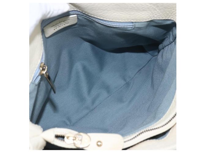Borsa Gancini in pelle Salvatore Ferragamo Bianco - vista 5