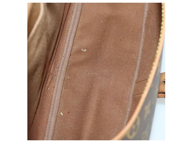 Borsa Saumur Louis Vuitton in tela Monogram 35 Marrone - vista 5