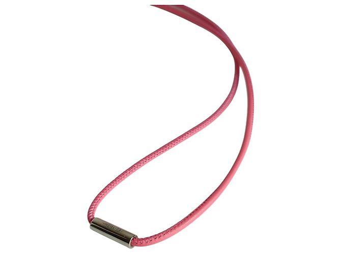 Collar Péndulo de Cuero H-Equipe Nautic de Hermès Rosa - vista 10