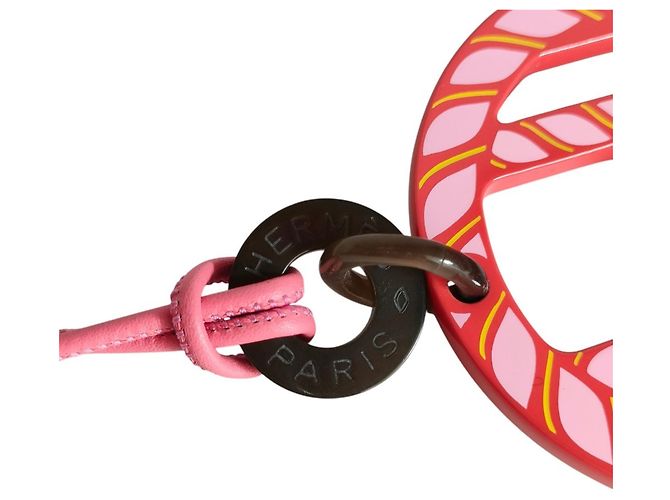 Collar Péndulo de Cuero H-Equipe Nautic de Hermès Rosa - vista 7