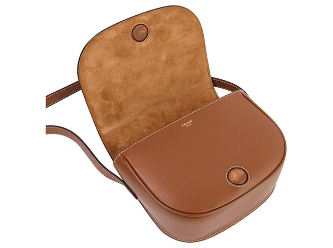 Céline Borsa a Spalla in Pelle Triomphe Folco di Celine Marrone - vista 6
