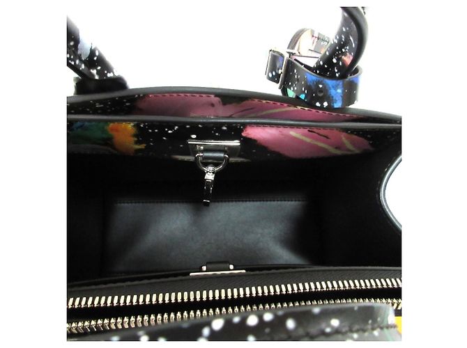 Borsa Louis Vuitton City Steamer Mini Splash 2 in 1 Nero Multicolore - vista 12
