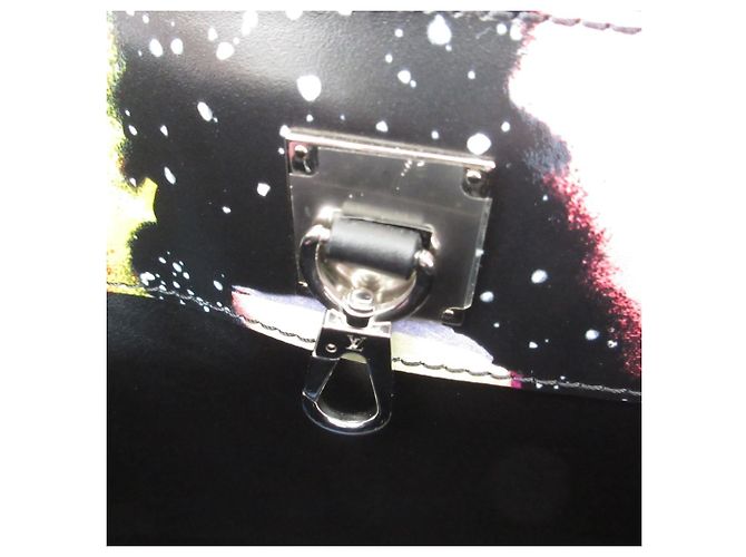 Borsa Louis Vuitton City Steamer Mini Splash 2 in 1 Nero Multicolore - vista 13