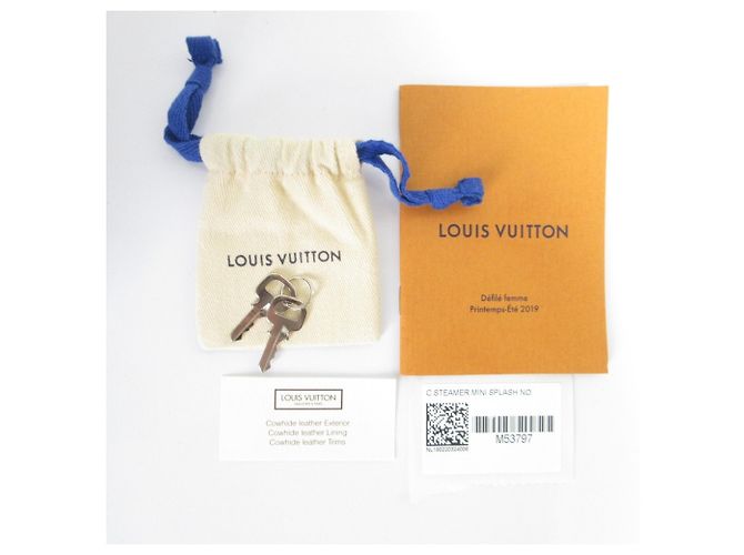 Borsa Louis Vuitton City Steamer Mini Splash 2 in 1 Nero Multicolore - vista 15
