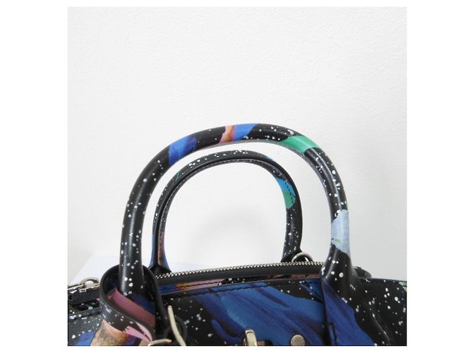 Borsa Louis Vuitton City Steamer Mini Splash 2 in 1 Nero Multicolore - vista 18