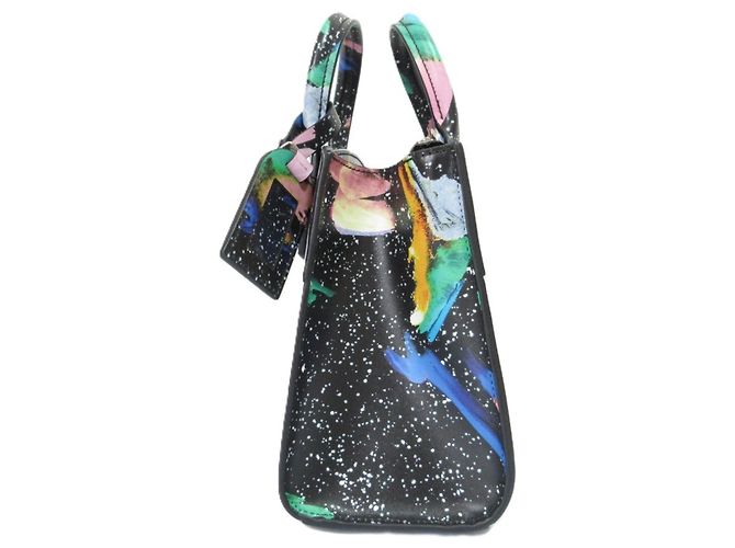 Borsa Louis Vuitton City Steamer Mini Splash 2 in 1 Nero Multicolore - vista 3