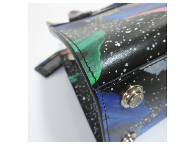 Borsa Louis Vuitton City Steamer Mini Splash 2 in 1 Nero Multicolore - vista 8