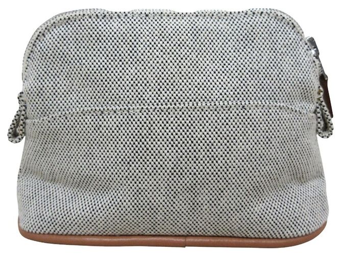 Pochette Cosmetica Mini Bolide Hermès Marrone Crudo - vista 2
