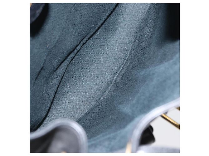Bamboo Zaino in pelle vintage Gucci con bambù Nero - vista 5