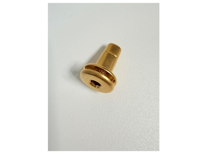 CHANEL rara chiusura originale CC turnlock D'oro Blu chiaro - vista 6