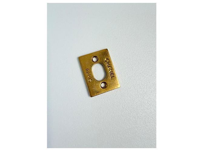 CHANEL rara chiusura originale CC turnlock D'oro Blu chiaro - vista 7